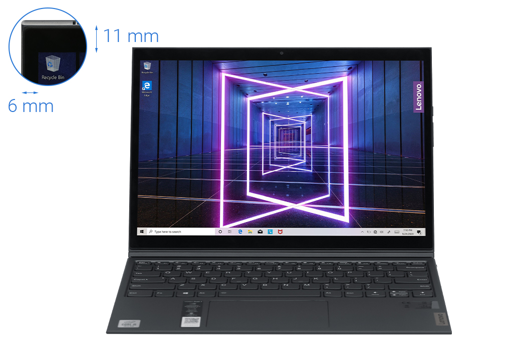 Laptop Lenovo Yoga Duet 7 13IML05 i5 10210U/8GB/512GB/Touch/Pen/Win10 (82AS007BVN) Màu Xám
