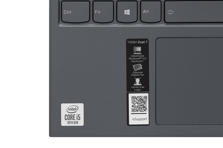 Laptop Lenovo Yoga Duet 7 13IML05 i5 10210U/8GB/512GB/Touch/Pen/Win10 (82AS007BVN) Màu Xám