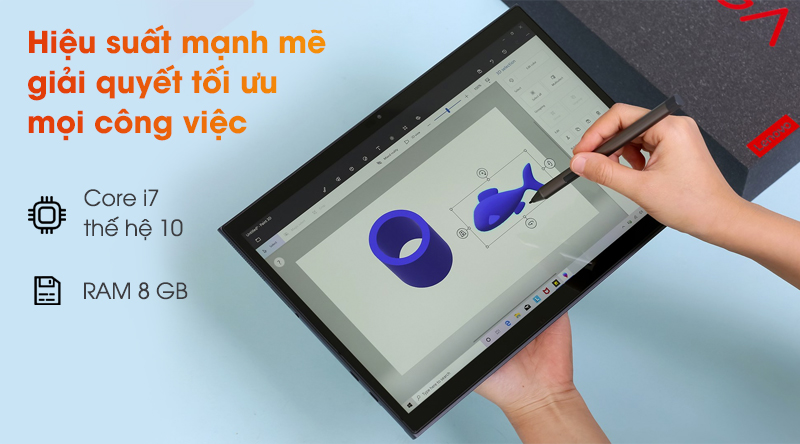 Laptop Lenovo Yoga Duet 7 13IML05 i7 10510U/8GB/512GB/Touch/Pen/Win10 (82AS007CVN)