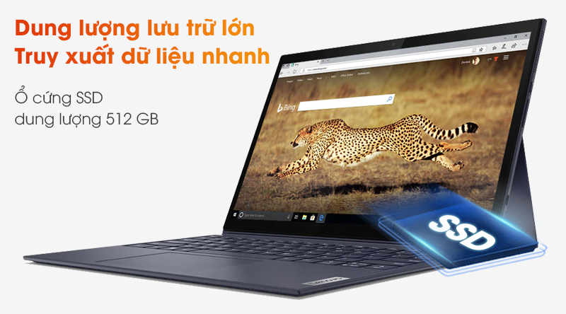 Laptop Lenovo Yoga Duet 7 13IML05 i7 10510U/8GB/512GB/Touch/Pen/Win10 (82AS007CVN)
