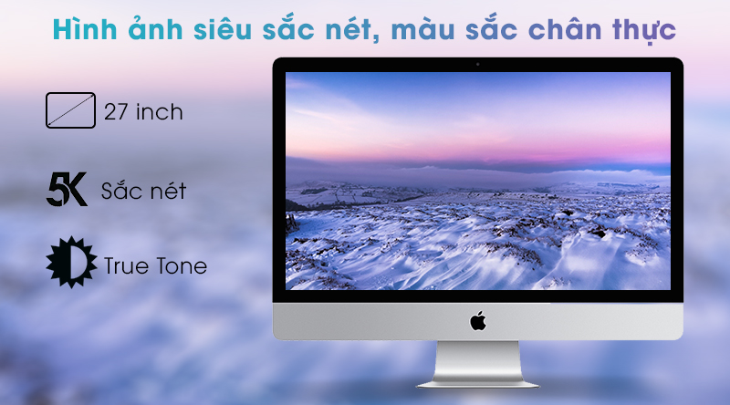 Laptop Apple iMac 27 inch 5K Retina i7 3.8GHz/8GB/512GB/8GB Radeon Pro 5500XT/Bàn phím&Mouse (MXWV2SA/A)