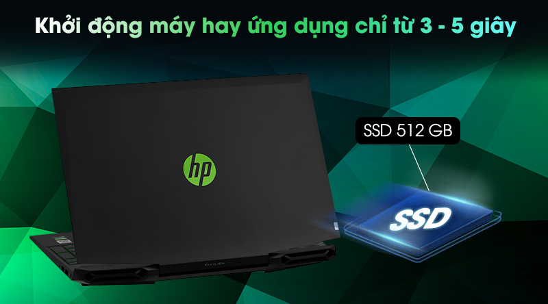 Laptop HP Palivion Gaming 15 dk1072TX (1K3U9PA) - SSD