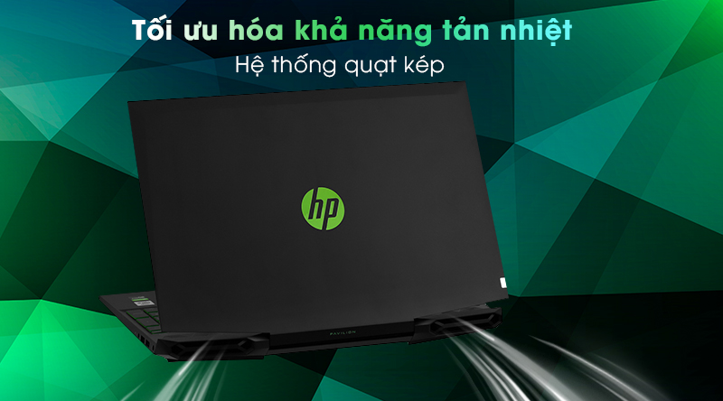 Laptop HP Palivion Gaming 15 dk1072TX (1K3U9PA) - Tản nhiệt