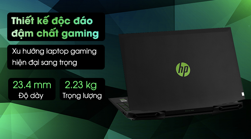 Laptop HP Palivion Gaming 15 dk1072TX (1K3U9PA) - Thiết kế 