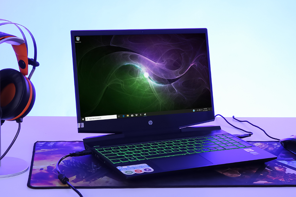 Laptop HP Palivion Gaming 15 dk1072TX i5 10300H/8GB/512GB/4GB GTX1650/Win10 (1K3U9PA) - 13