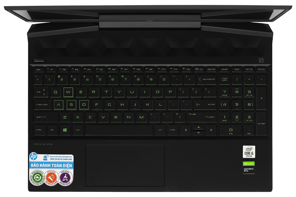Laptop HP Palivion Gaming 15 dk1072TX i5 10300H/8GB/512GB/4GB GTX1650/Win10 (1K3U9PA) - 4