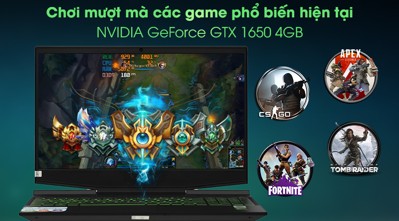 Laptop HP Palivion Gaming 15 dk1074TX i7 10750H/8GB/512GB/4GB GTX1650/Win10 (1K3U8PA)