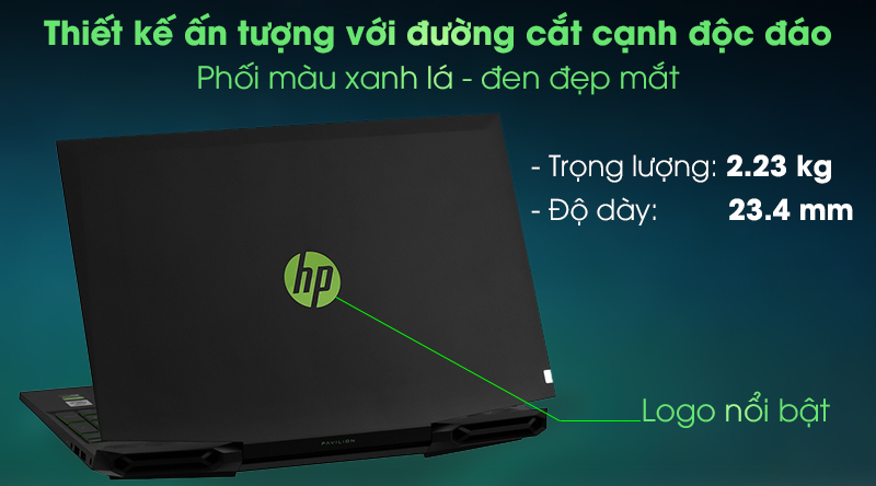 Laptop HP Palivion Gaming 15 dk1074TX i7 10750H/8GB/512GB/4GB GTX1650/Win10 (1K3U8PA)