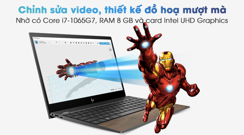 Laptop HP Envy 13 aq1047TU i7 10510U/8GB/512GB/Win10 (8XS69PA)