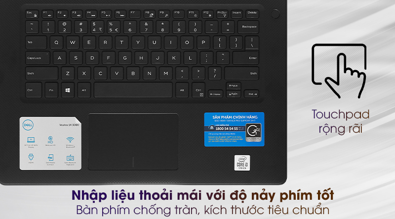 Laptop Dell Vostro 3491 i3 1005G1/4GB/256GB/Win10 (70223127)