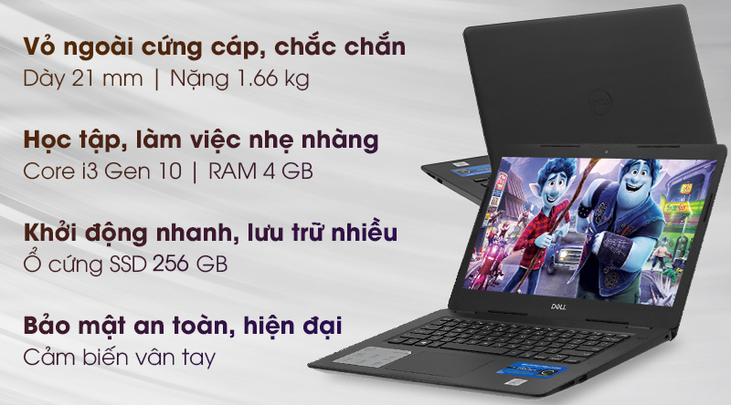 Laptop Dell Vostro 3491 i3 1005G1/4GB/256GB/Win10 (70223127)