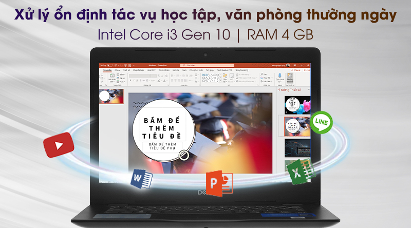 Dell Vostro 3491 i3 (70223127) - Cấu hình