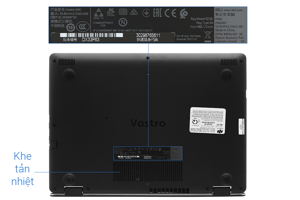 Laptop Dell Vostro 3491 i3 1005G1/4GB/256GB/Win10 (70223127) - 12