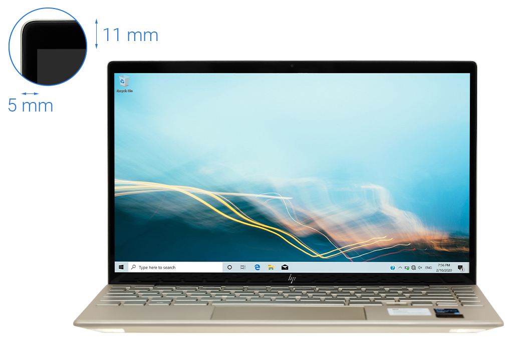 Laptop HP Envy 13 ba1031TU i7 1165G7/16GB/1TB SSD/Office H&S2019/Win10 (2K0B7PA) Màu Vàng