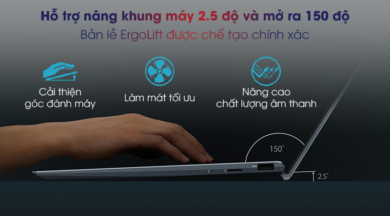 Laptop Asus ZenBook UX425EA i5 1135G7/8GB/512GB/Cáp/Túi/Win10 (BM069T)