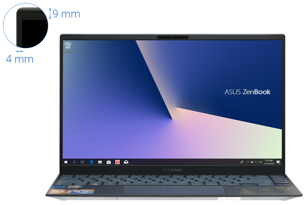 Laptop Asus ZenBook UX425EA i5 1135G7/8GB/512GB/Cáp/Túi/Win10 (BM069T) Màu Xám