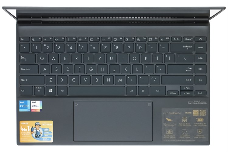 Laptop Asus ZenBook UX425EA i5 1135G7/8GB/512GB/Cáp/Túi/Win10 (BM069T) Màu Xám