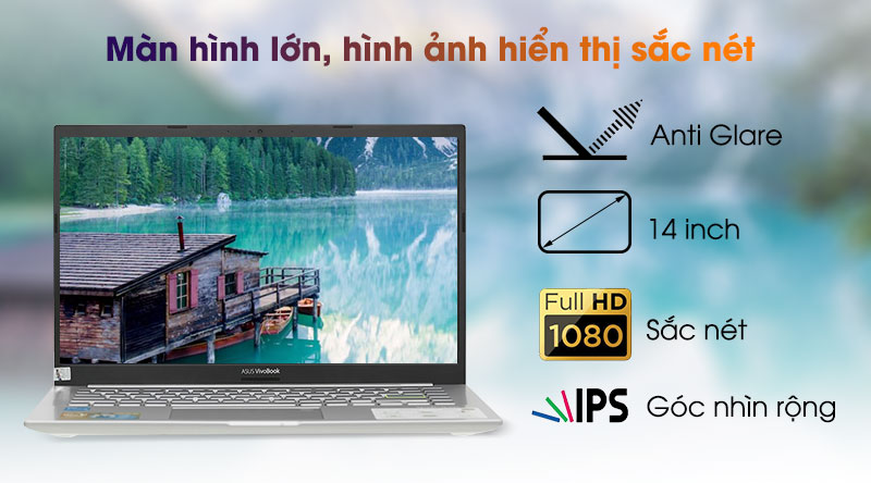 Laptop Asus VivoBook A415EA i3 - Màn hình