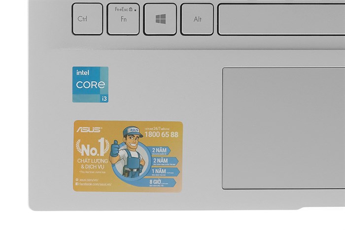 Laptop Asus VivoBook A415EA i3 1115G4/4GB/512GB/Win10 (EB317T) Màu Bạc