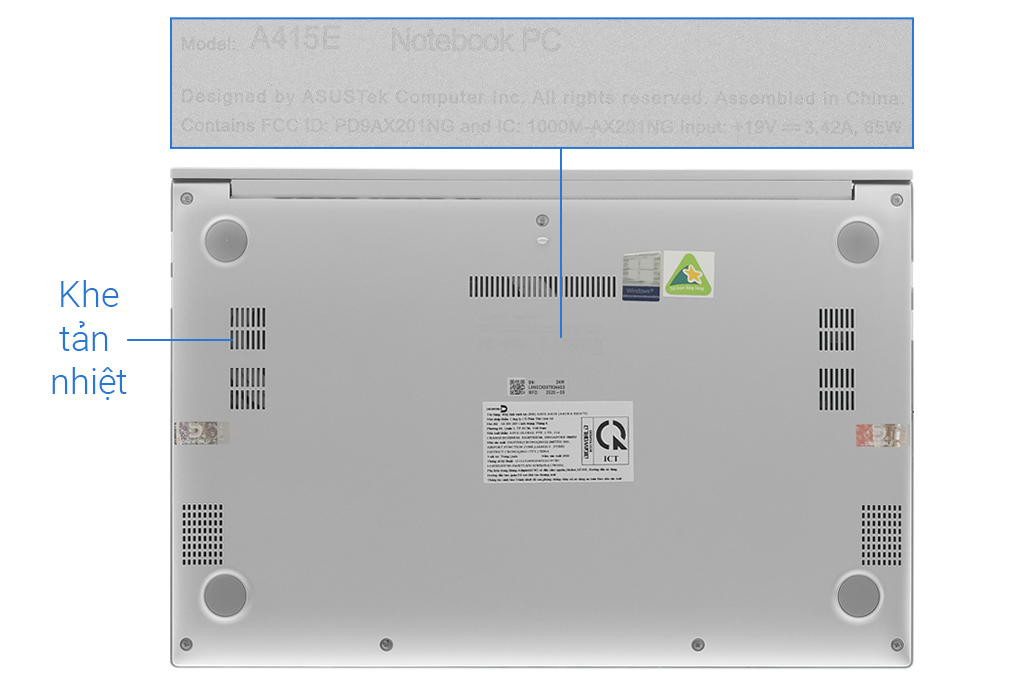 Laptop Asus VivoBook A415EA i3 1115G4/4GB/512GB/Win10 (EB317T) - 12