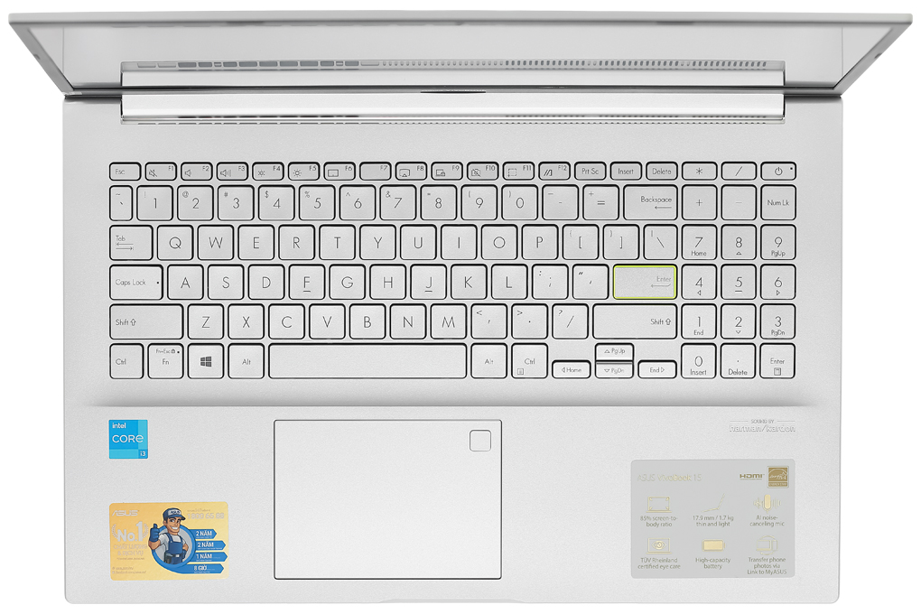 Laptop Asus VivoBook A515EA i3 1115G4/8GB/512GB/Win10 (BQ497T) - 4