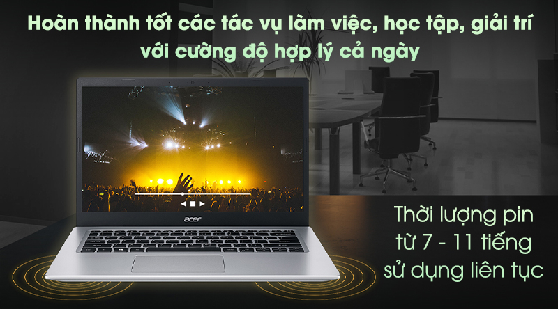 Laptop Acer Aspire 5 A514 54 33WY i3 1115G4/4GB/256GB/Win10 (NX.A23SV.00J)