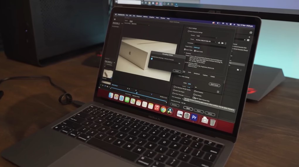 Apple MacBook Air M1 2020 - Render video