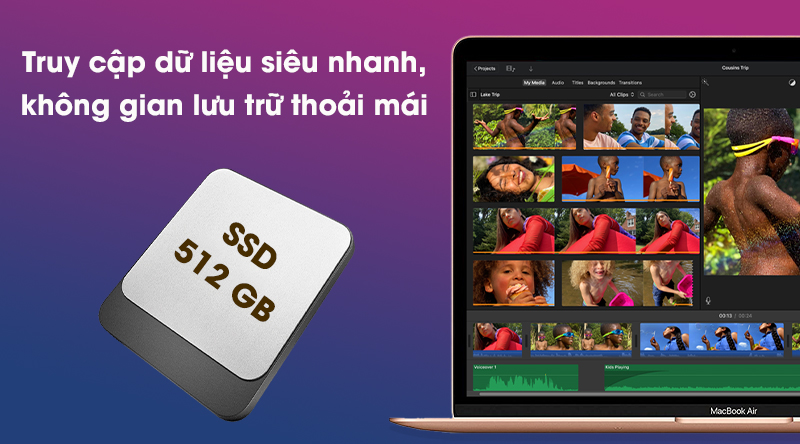 Apple MacBook Air 2020 M1/8GB/256GB (MGND3SA/A) - SSD