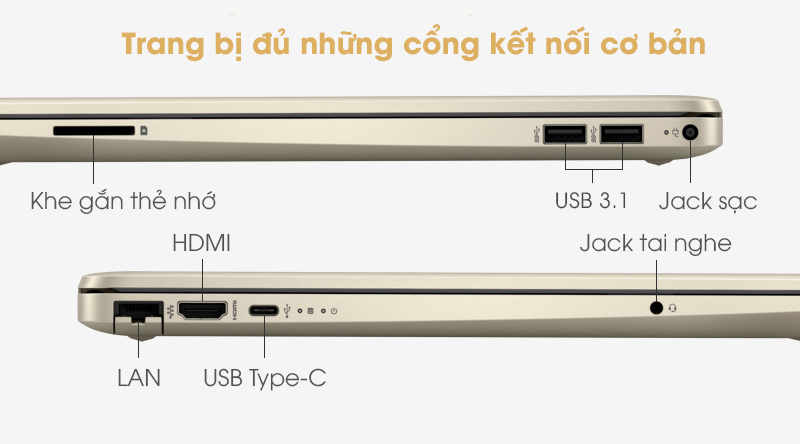 Laptop HP 15s du1103TU i5 10210U/8GB/512GB/Win10 (2W7J7PA)