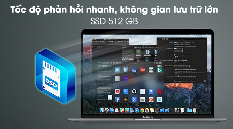Apple Macbook Air M1 (MGN73SA/A) - SSD