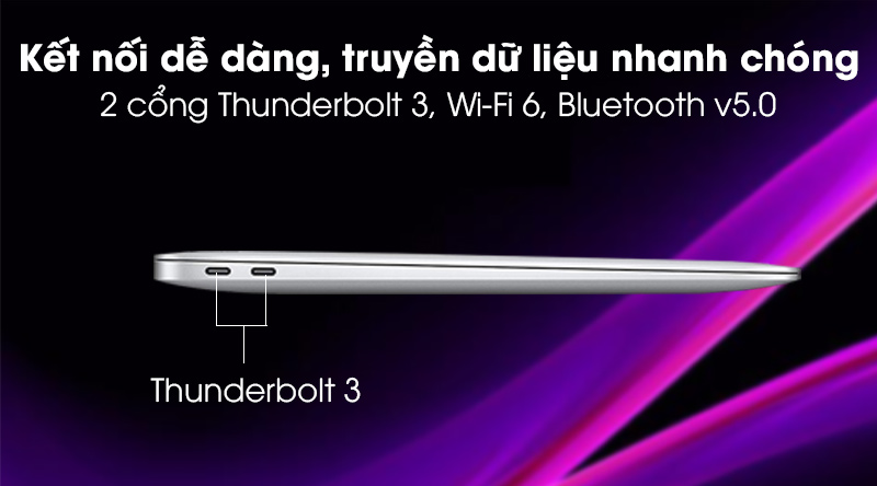 Apple Macbook Air 2020 (MGNA3SA/A) - Cổng kết nối