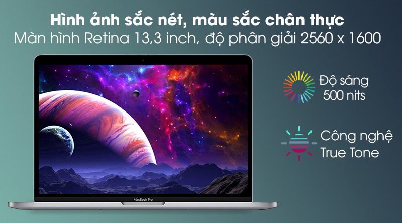 MacBook Pro M1 2020 Space Grey (MYD92SA/A) - Màn hình