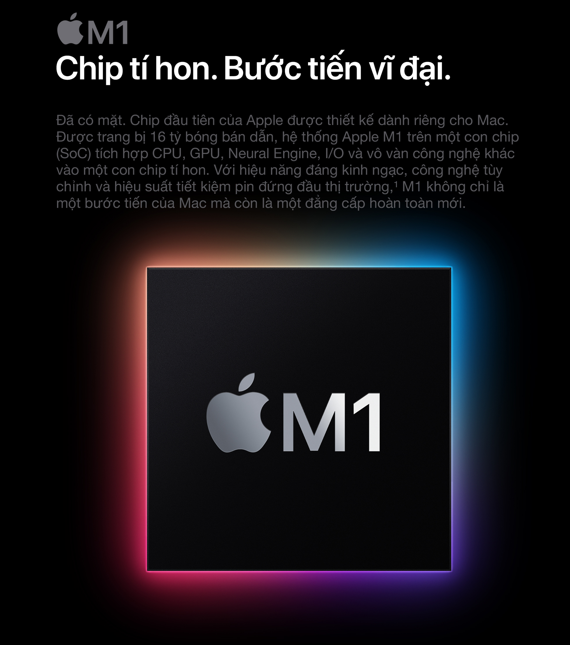MacBook Pro M1 2020 - Chip M1