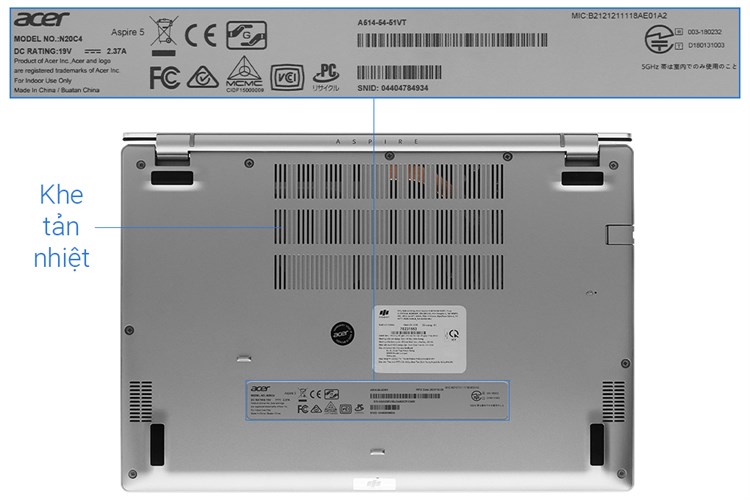 Laptop Acer Aspire A514 54 51VT i5 1135G7/8GB/512GB/Win10 (NX.A23SV.004)