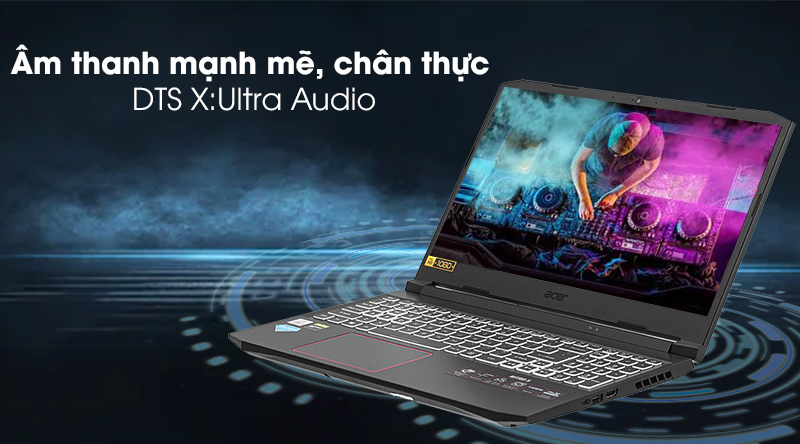 Laptop Acer Nitro 5 Gaming A515 55 72R2 i7 10870H/8GB/512GB/144Hz/4GB GTX1650Ti/Win10 (NH.Q7NSV.005)