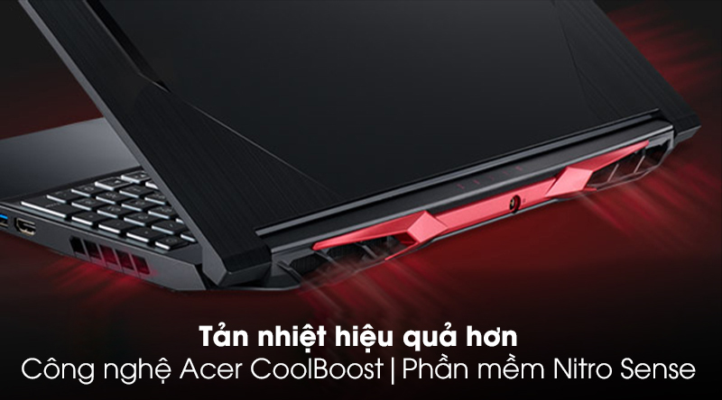 Acer Nitro 5 A515 55 72R2 i7 (NH.Q7NSV.005) - Tản nhiệt
