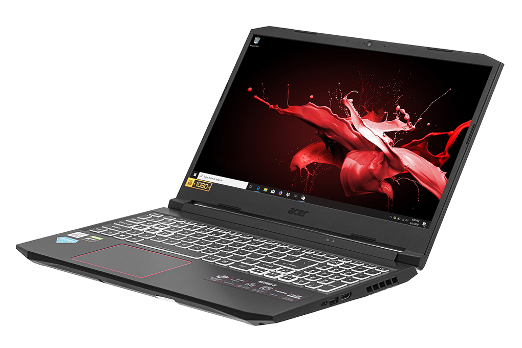 Laptop Acer Nitro 5 Gaming A515 55 72R2 i7 10870H/8GB/512GB/144Hz/4GB GTX1650Ti/Win10 (NH.Q7NSV.005) Màu Đen