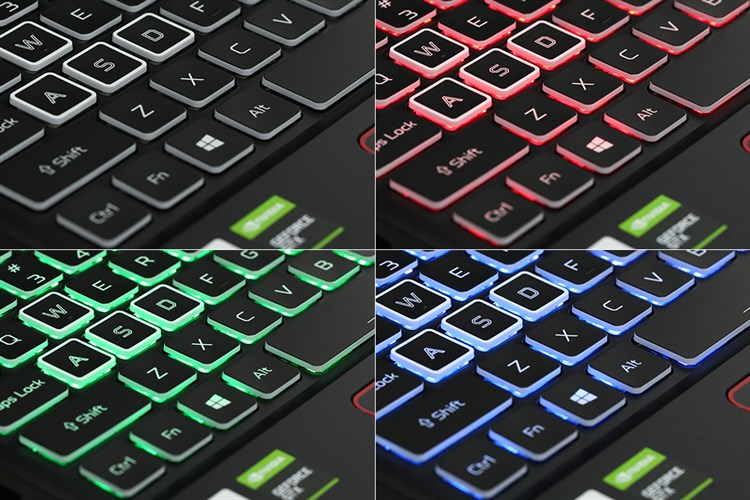 Laptop Acer Nitro 5 Gaming A515 55 72R2 i7 10870H/8GB/512GB/144Hz/4GB GTX1650Ti/Win10 (NH.Q7NSV.005) Màu Đen