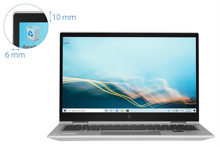 Laptop HP EliteBook X360 830 G7 i7 10510U/16GB/32GB+512GB/Pen/Touch/Win10 Pro (230L5PA) Màu Bạc