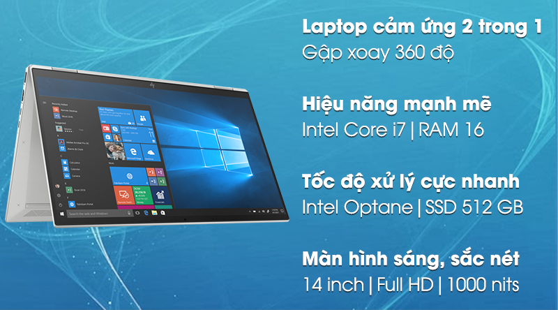 Laptop HP EliteBook X360 1040 G7 i7 10710U/16GB/512GB+32GB/Pen/Touch/Win10 Pro (230P8PA)