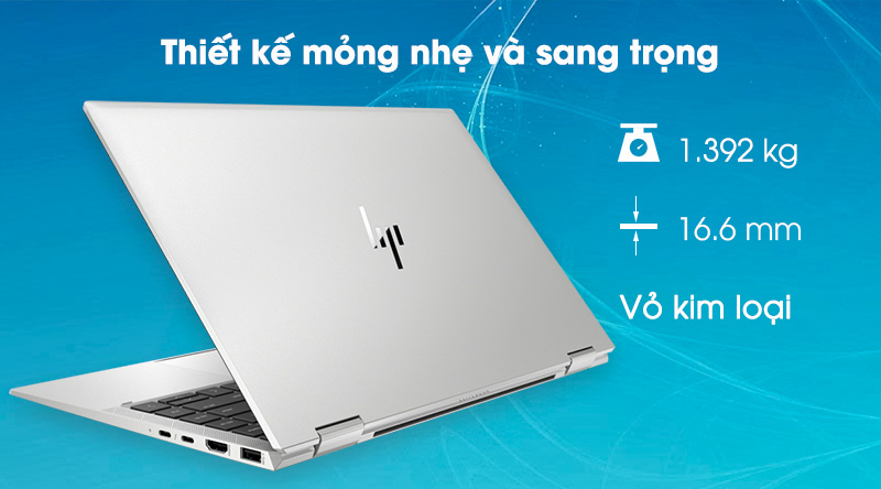 HP EliteBook X360 1040 G7 i7 10710U (230P8PA) - Thiết kế HP EliteBook X360 1040 G7 i7 10710U (230P8PA) - Thiết kế