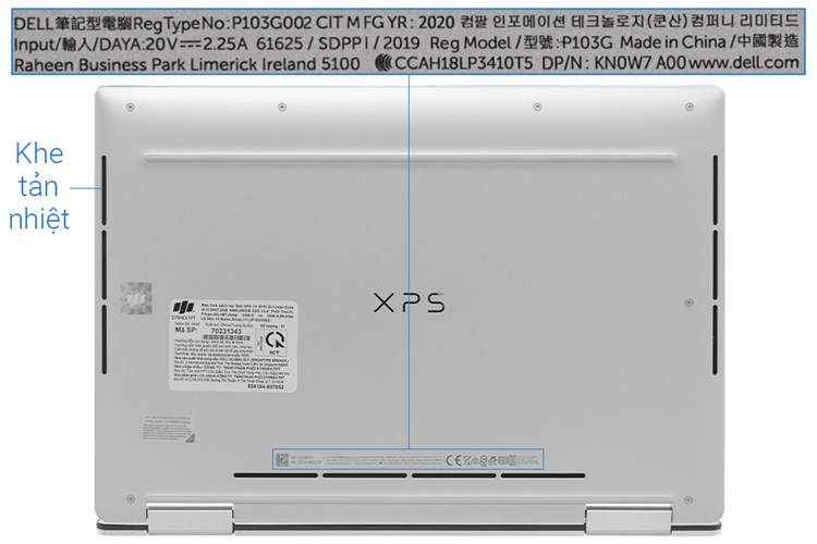 Laptop Dell XPS 13 9310 i5 1135G7/8GB/256GB/Touch/Win10 (70231343) Màu Bạc