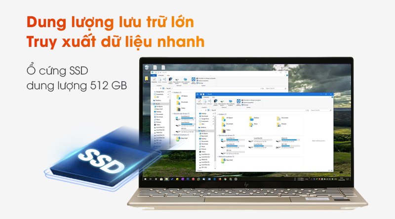 Laptop HP Envy 13 ba1028TU i5 1135G7/8GB/512GB/Office H&S2019/Win10 (2K0B2PA)