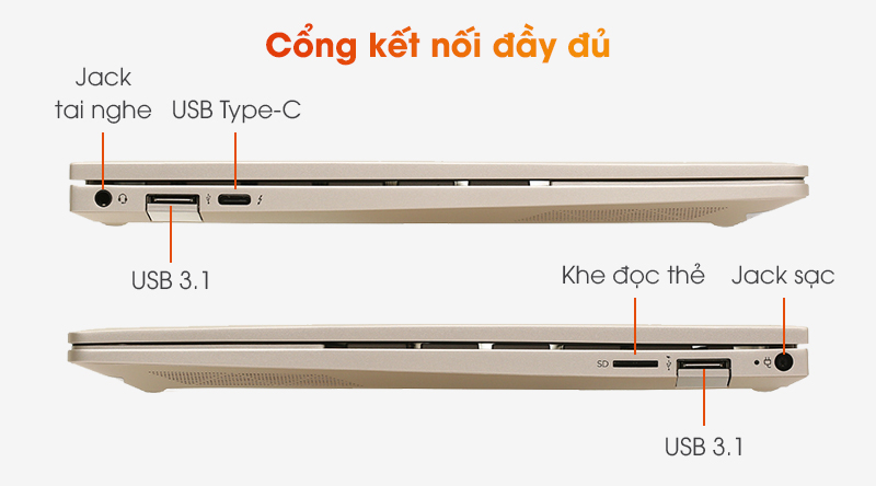 Laptop HP Envy 13 ba1028TU i5 1135G7/8GB/512GB/Office H&S2019/Win10 (2K0B2PA)