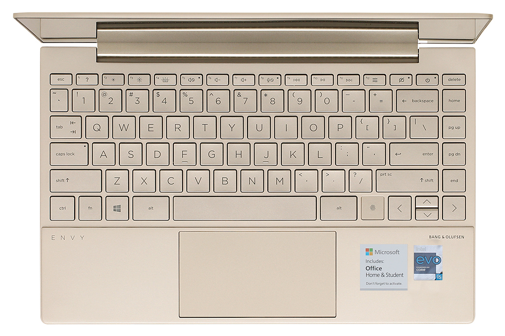Laptop HP Envy 13 ba1028TU i5 1135G7/8GB/512GB/Office H&S2019/Win10 (2K0B2PA) Màu Vàng