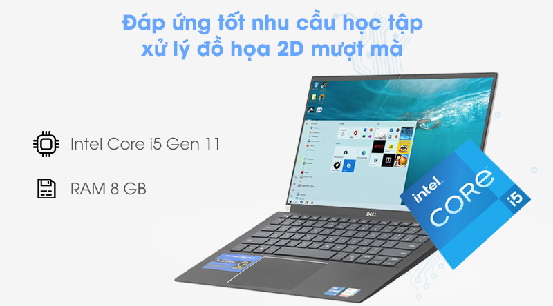 Laptop Dell Vostro 5301 i5 1135G7/8GB/512GB/Win10 (C4VV92)