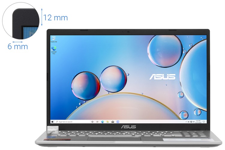 Laptop Asus VivoBook X515MA N5030/4GB/512GB/Win10 (EJ120T) Màu Bạc