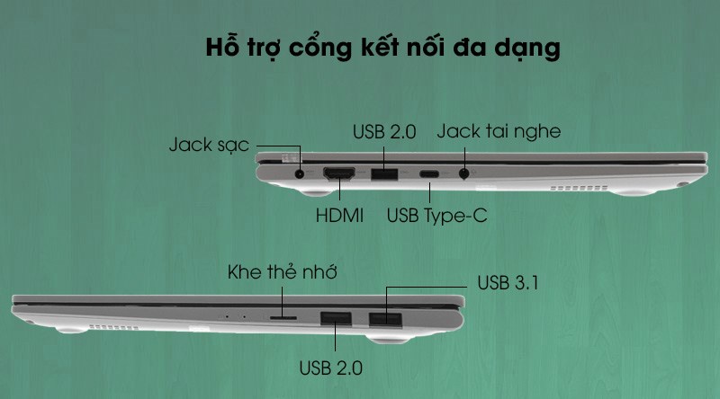 Laptop Asus VivoBook A415EA i5 1135G7/8GB/512GB/Win10 (EB354T)
