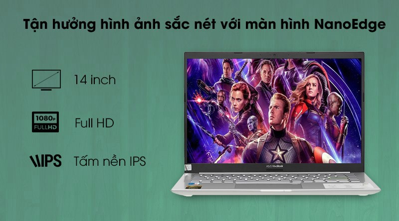 Laptop Asus VivoBook A415EA i5 1135G7/8GB/512GB/Win10 (EB354T)