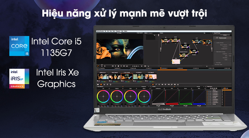 Laptop Asus VivoBook A415EA i5 1135G7/8GB/32GB+512GB/Win10 (EB355T)